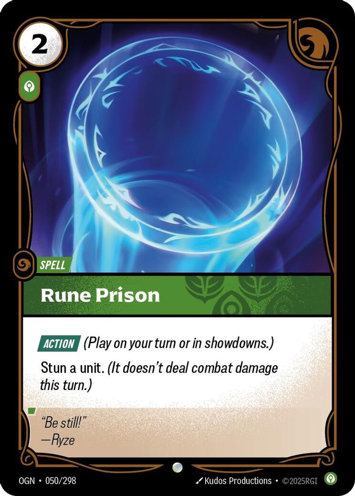 Rune Prison (050/298) - [Origins Foil] (Riftbound TCG)