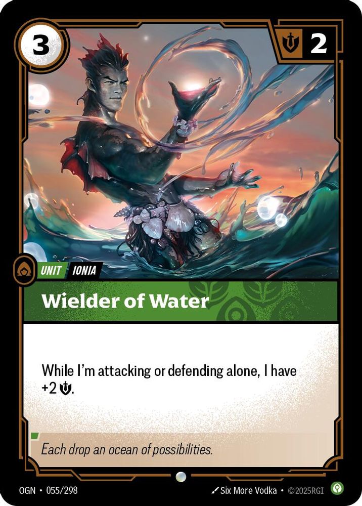 Wielder of Water (055/298) - [Origins Foil] (Riftbound TCG)
