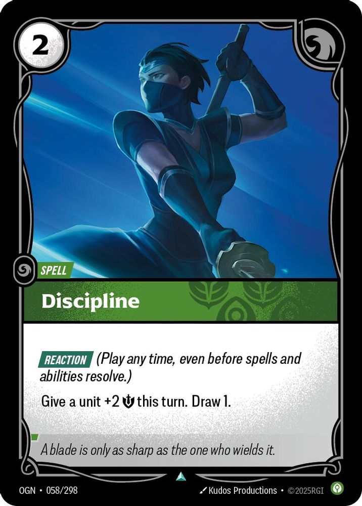 Discipline (058/298) - [Origins Foil] (Riftbound TCG)