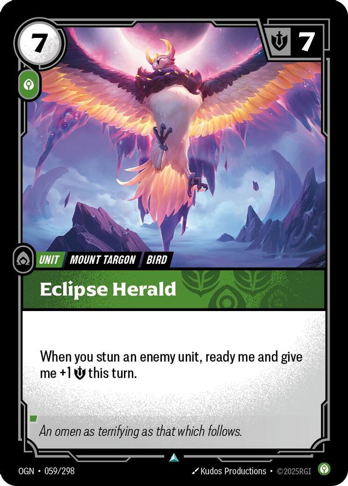 Eclipse Herald (059/298) - [Origins Foil] (Riftbound TCG)