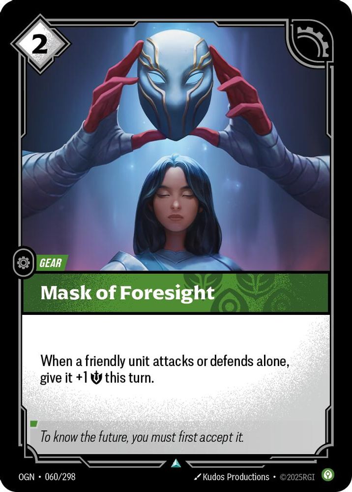 Mask of Foresight (060/298) - [Origins Foil] (Riftbound TCG)