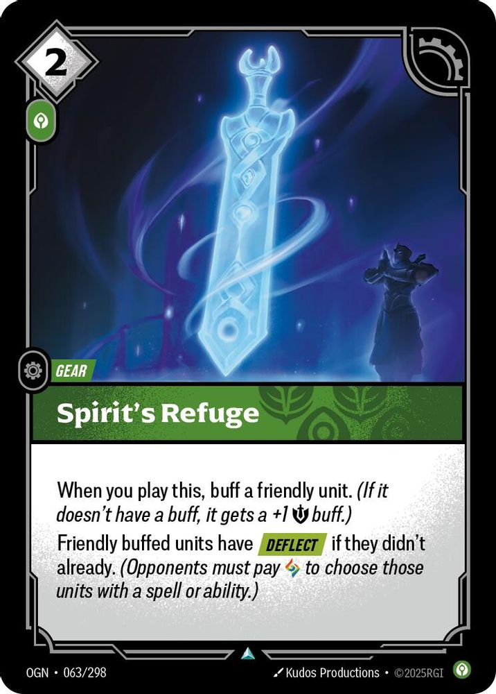 Spirit's Refuge (063/298) - [Origins Foil] (Riftbound TCG)