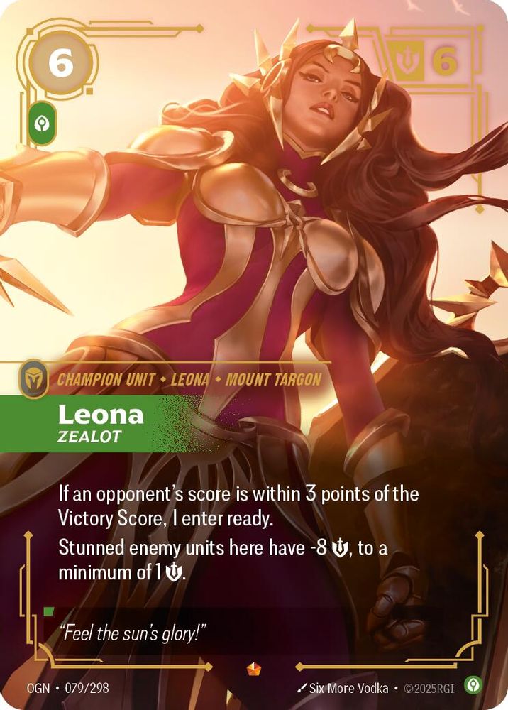 Leona - Zealot (079/298) - [Origins Foil] (Riftbound TCG)