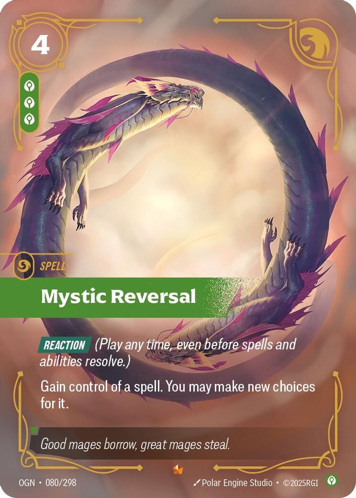 Mystic Reversal (080/298) - [Origins Foil] (Riftbound TCG)