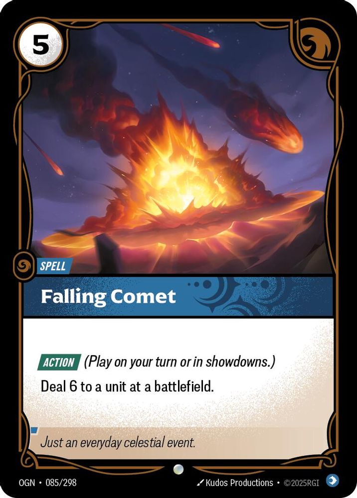 Falling Comet (085/298) - [Origins Foil] (Riftbound TCG)