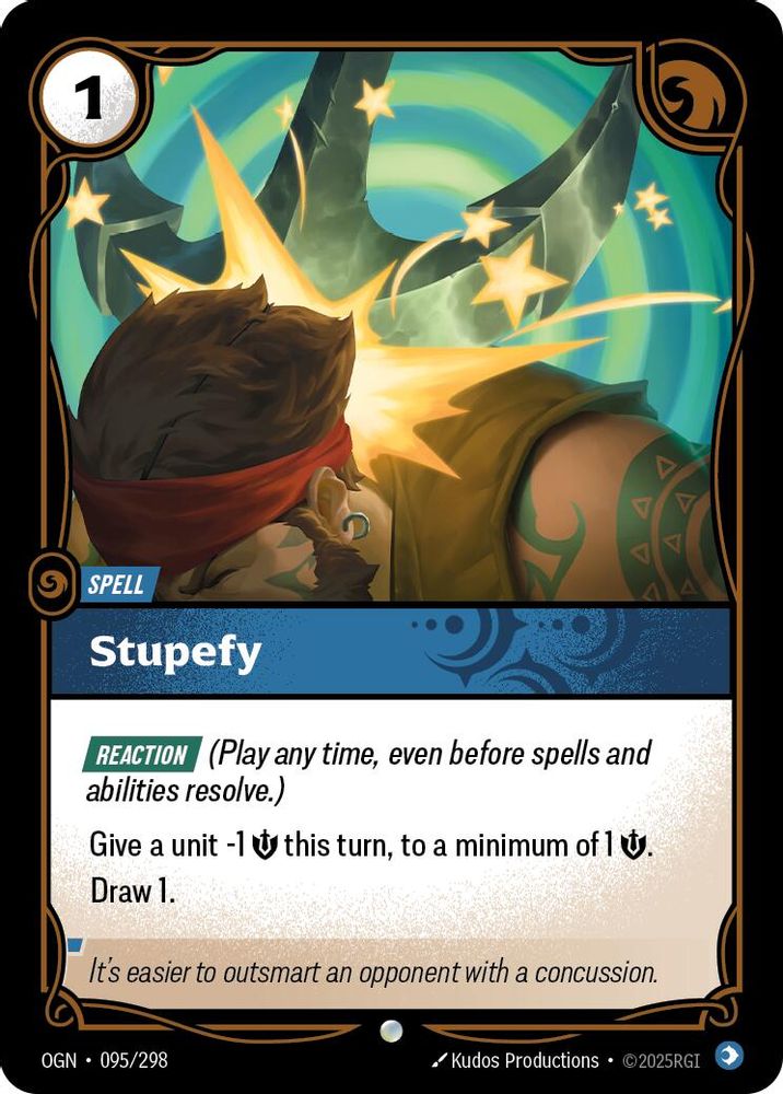 Stupefy (095/298) - [Origins Foil] (Riftbound TCG)