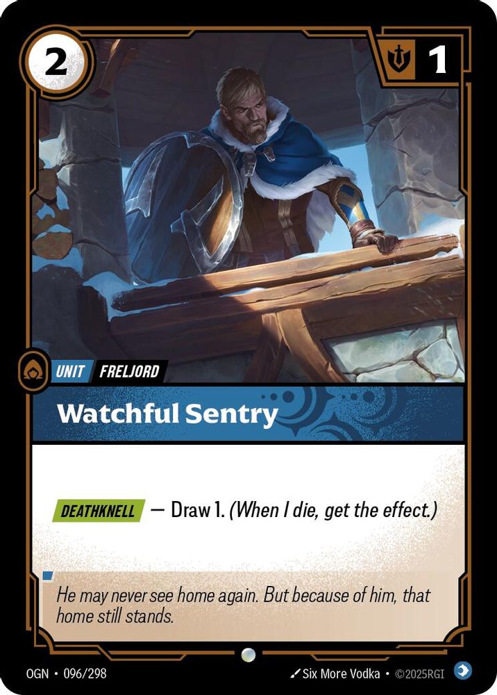 Watchful Sentry (096/298) - [Origins Foil] (Riftbound TCG)