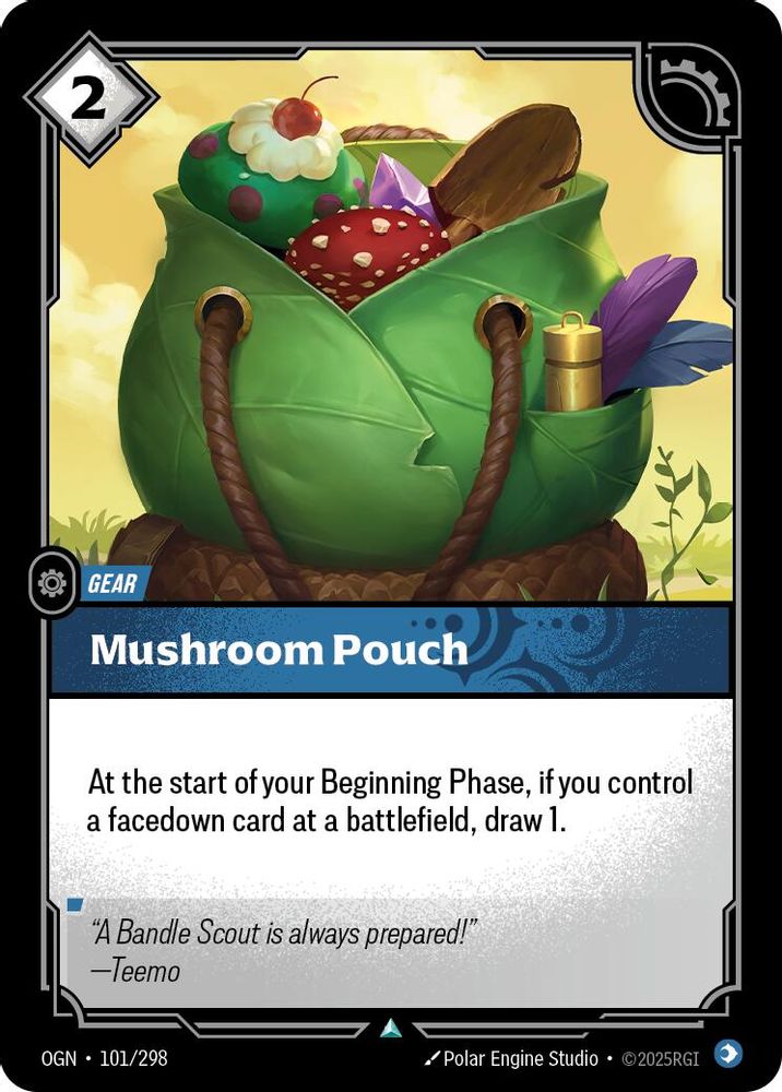 Mushroom Pouch (101/298) - [Origins Foil] (Riftbound TCG)