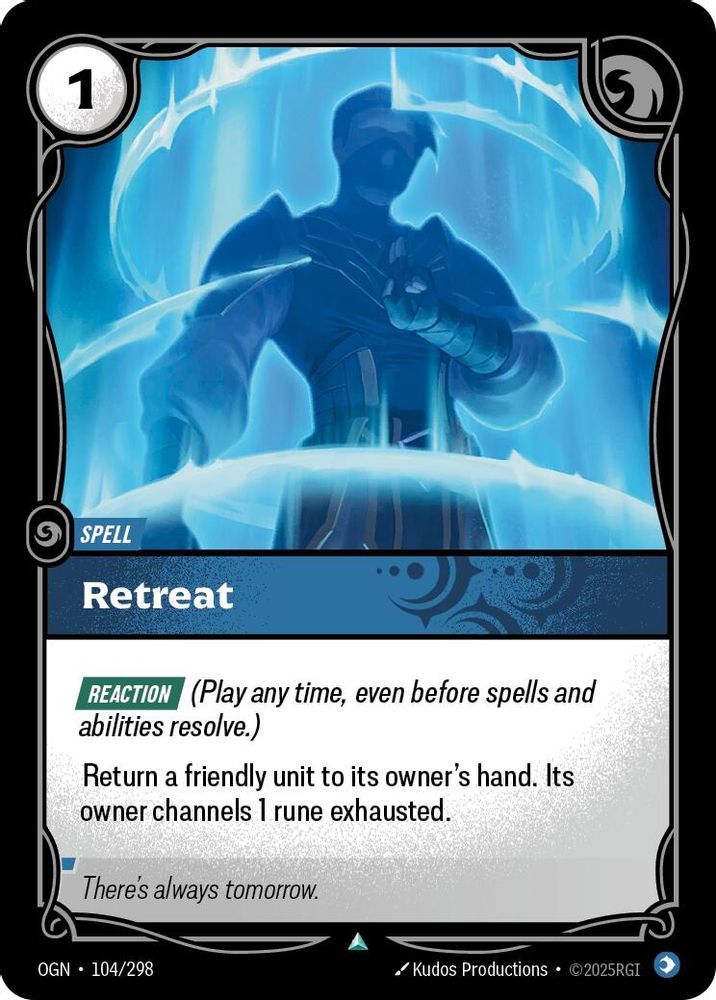 Retreat (104/298) - [Origins Foil] (Riftbound TCG)