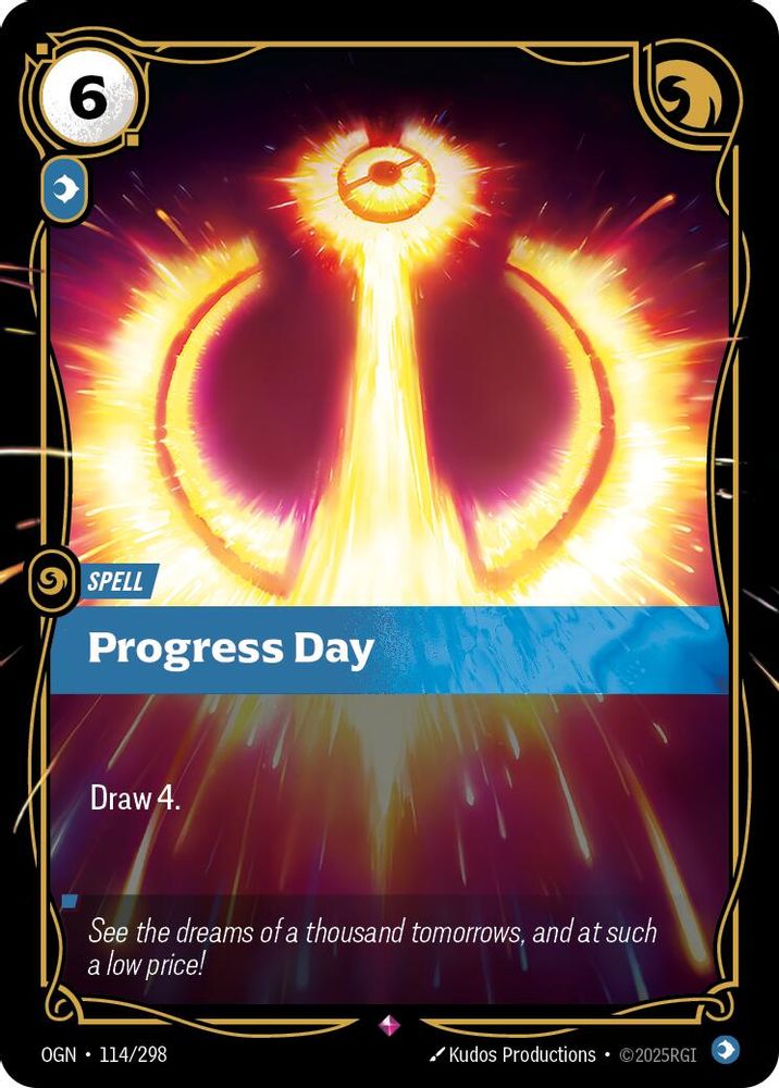 Progress Day (114/298) - [Origins Foil] (Riftbound TCG)