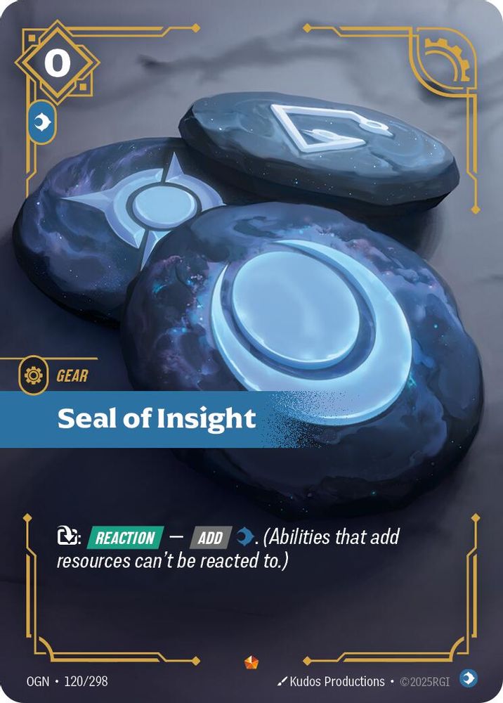Seal of Insight (120/298) - [Origins Foil] (Riftbound TCG)