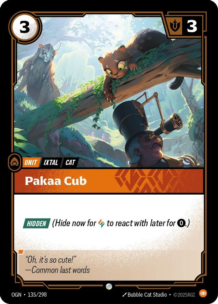 Pakaa Cub (135/298) - [Origins Foil] (Riftbound TCG)