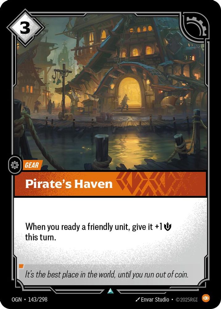 Pirate's Haven (143/298) - [Origins Foil] (Riftbound TCG)