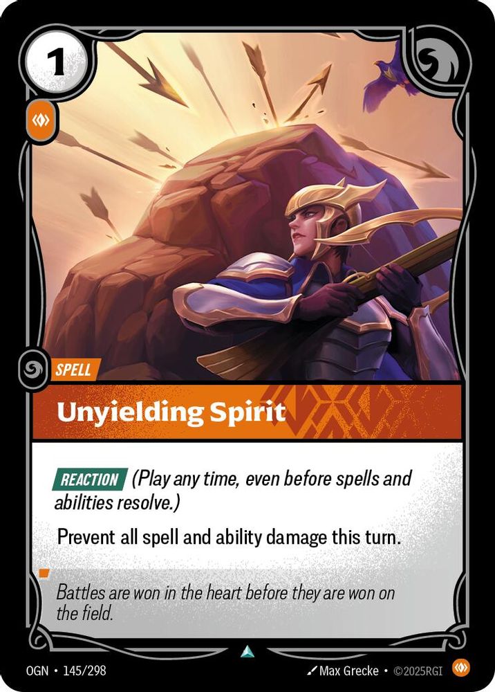 Unyielding Spirit (145/298) - [Origins Foil] (Riftbound TCG)