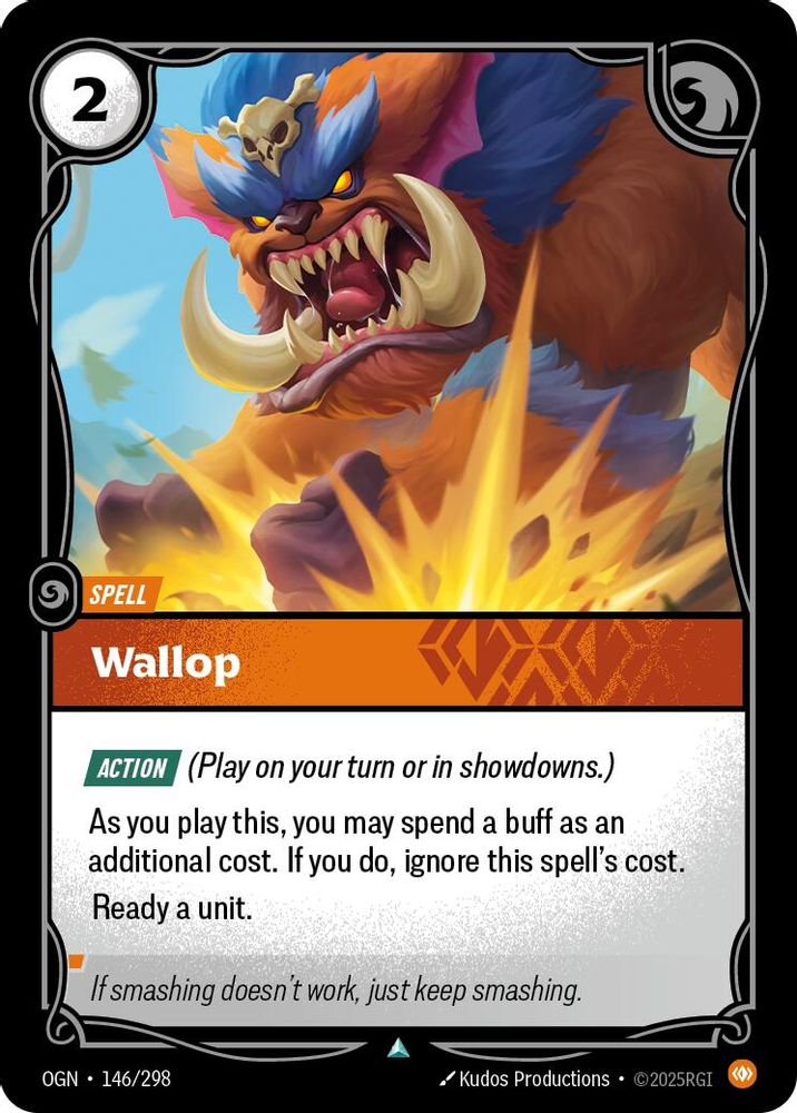 Wallop (146/298) - [Origins Foil] (Riftbound TCG)