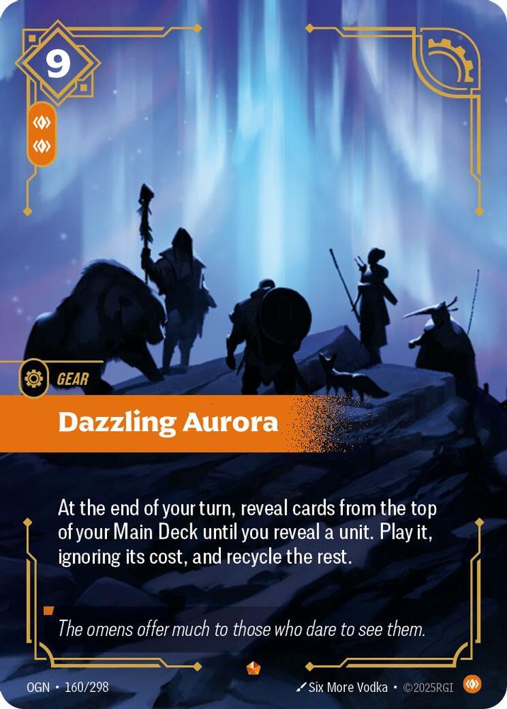 Dazzling Aurora (160/298) - [Origins Foil] (Riftbound TCG)