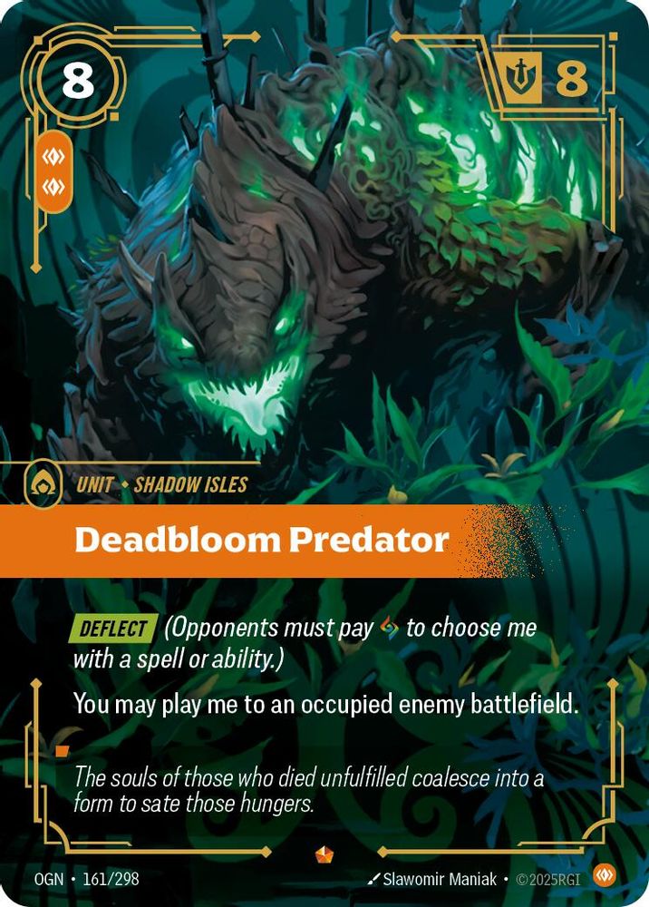 Deadbloom Predator (161/298) - [Origins Foil] (Riftbound TCG)