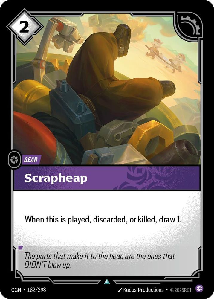 Scrapheap (182/298) - [Origins Foil] (Riftbound TCG)