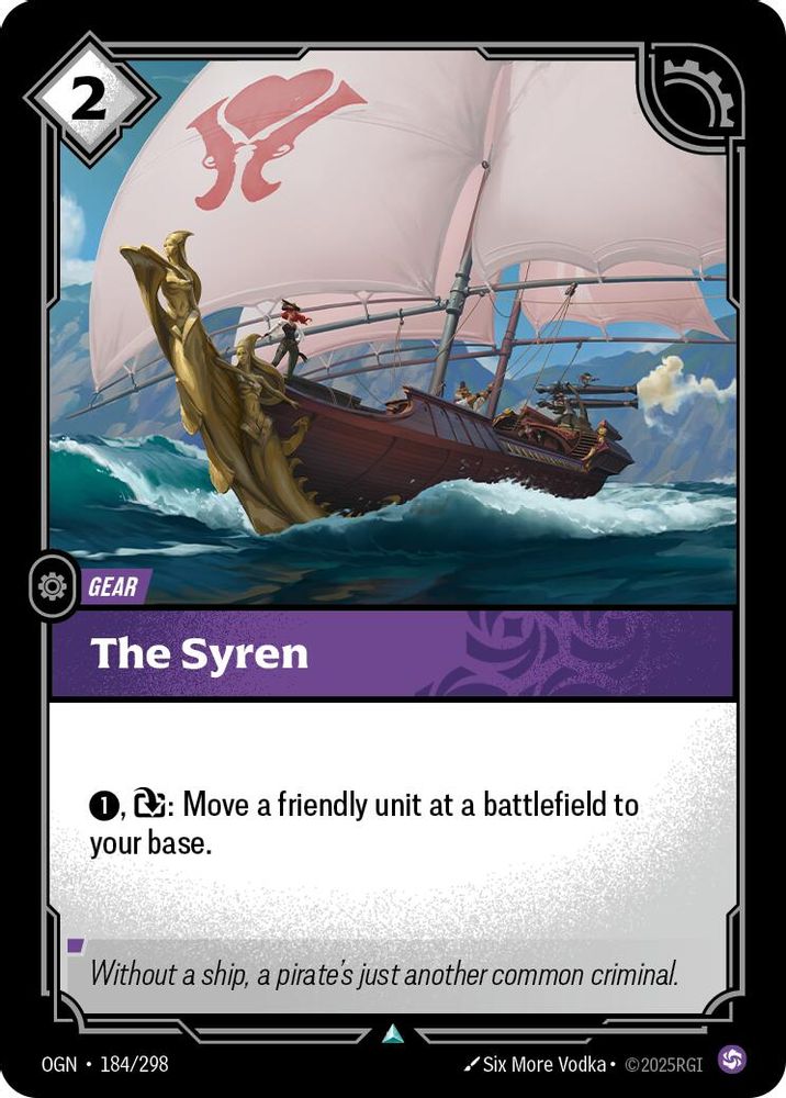 The Syren (184/298) - [Origins Foil] (Riftbound TCG)