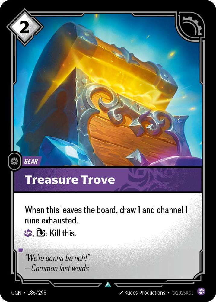 Treasure Trove (186/298) - [Origins Foil] (Riftbound TCG)