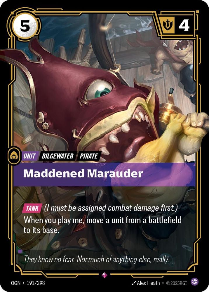Maddened Marauder (191/298) - [Origins ] (Riftbound TCG)