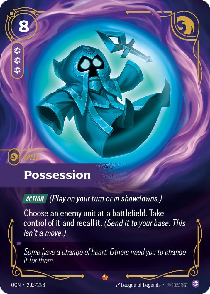 Possession (203/298) - [Origins Foil] (Riftbound TCG)