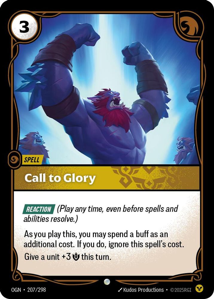 Call to Glory (207/298) - [Origins Foil] (Riftbound TCG)
