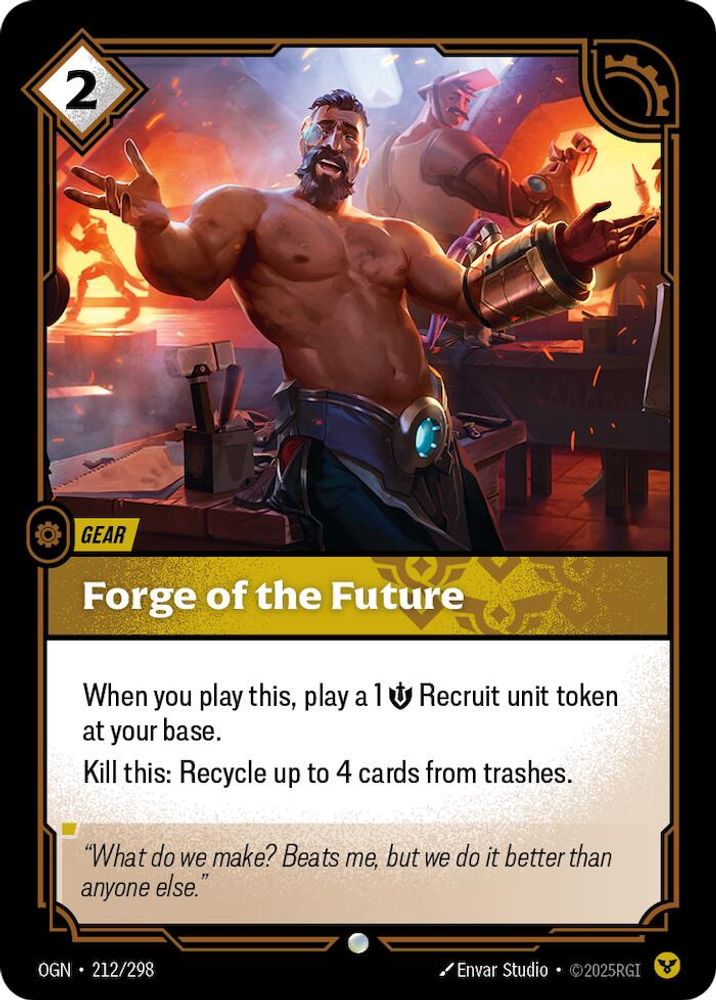 Forge of the Future (212/298) - [Origins Foil] (Riftbound TCG)