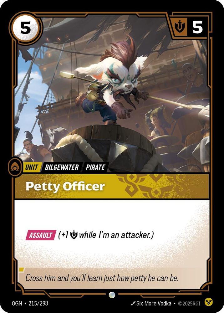 Petty Officer (215/298) - [Origins Foil] (Riftbound TCG)