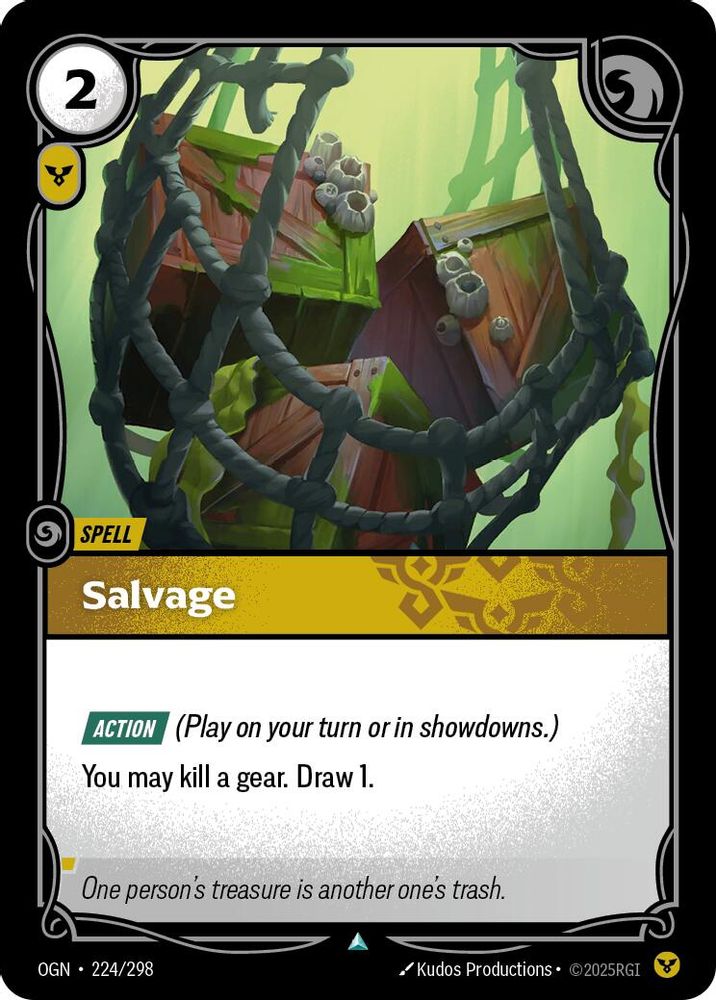 Salvage (224/298) - [Origins Foil] (Riftbound TCG)