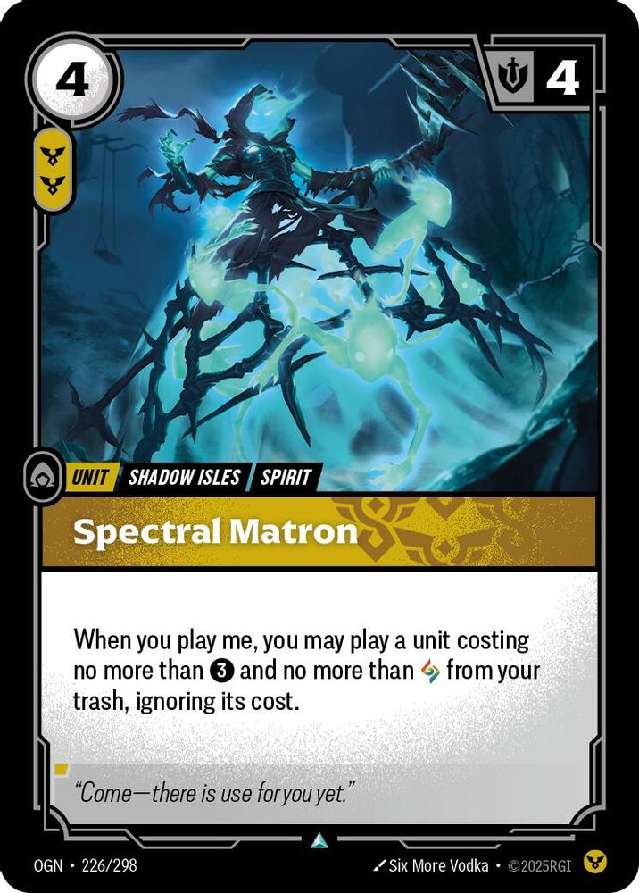Spectral Matron (226/298) - [Origins Foil] (Riftbound TCG)
