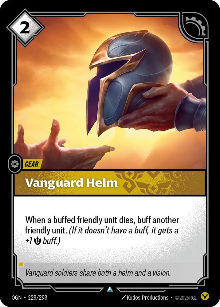 Vanguard Helm (228/298) - [Origins Foil] (Riftbound TCG)