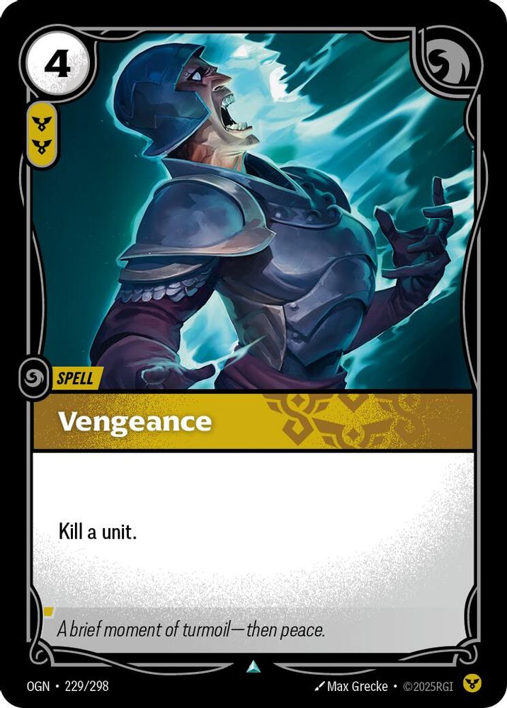 Vengeance (229/298) - [Origins Foil] (Riftbound TCG)