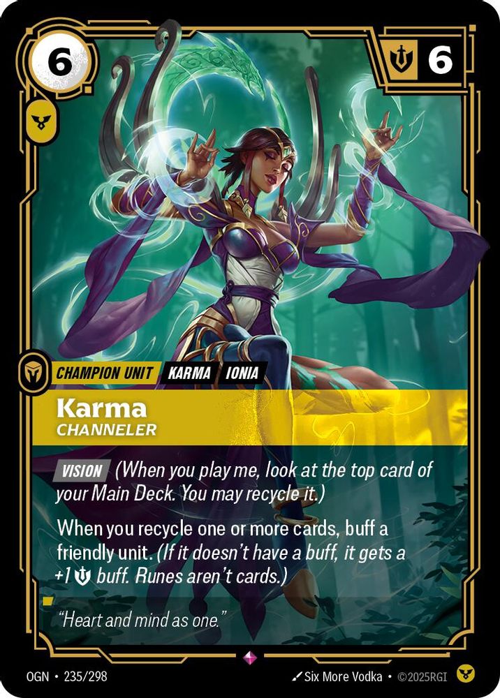 Karma - Channeler (235/298) - [Origins Foil] (Riftbound TCG)