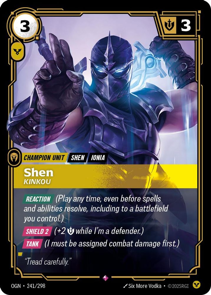 Shen - Kinkou (241/298) - [Origins Foil] (Riftbound TCG)