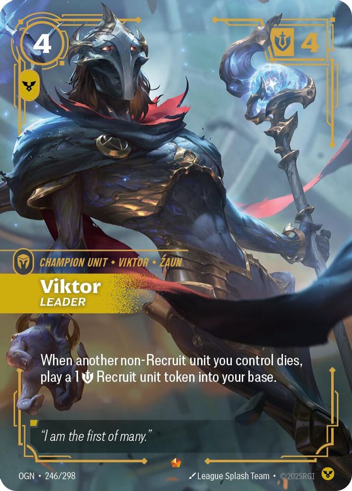 Viktor - Leader (246/298) - [Origins Foil] (Riftbound TCG)