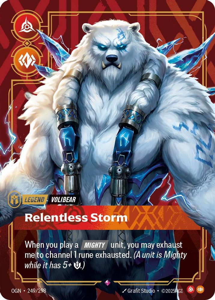 Volibear - Relentless Storm (249/298) - [Origins Foil] (Riftbound TCG)