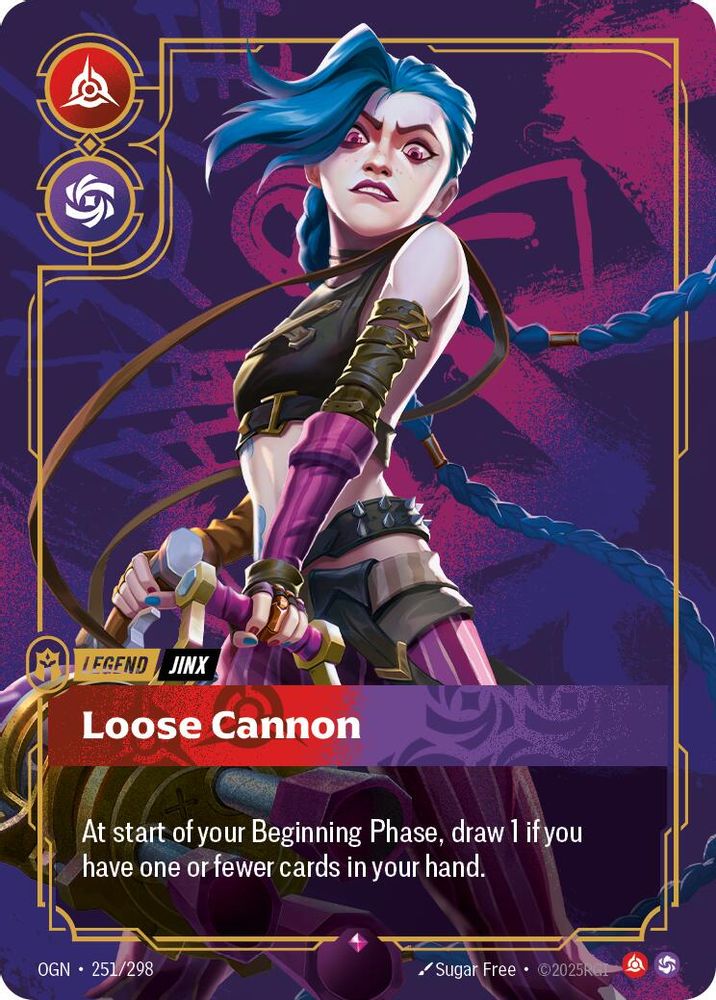 Jinx - Loose Cannon (251/298) - [Origins Foil] (Riftbound TCG)