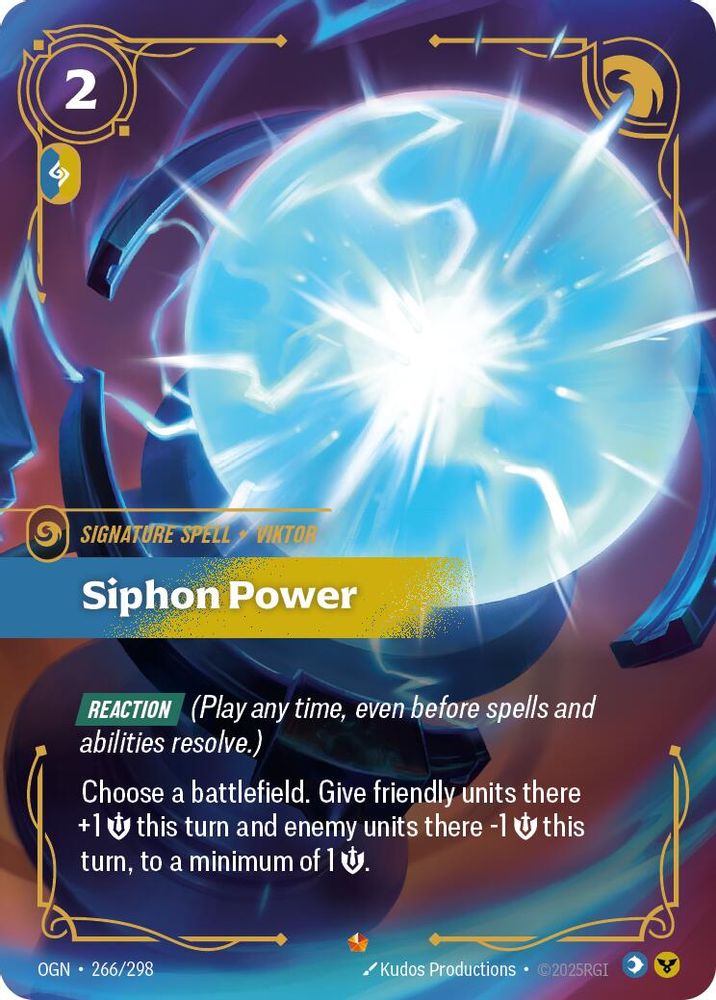 Siphon Power (266/298) - [Origins Foil] (Riftbound TCG)