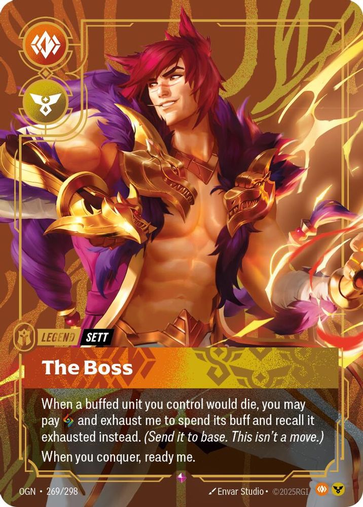 Sett - The Boss (269/298) - [Origins Foil] (Riftbound TCG)