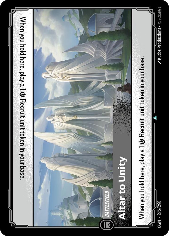 Altar to Unity (275/298) - [Origins Foil] (Riftbound TCG)