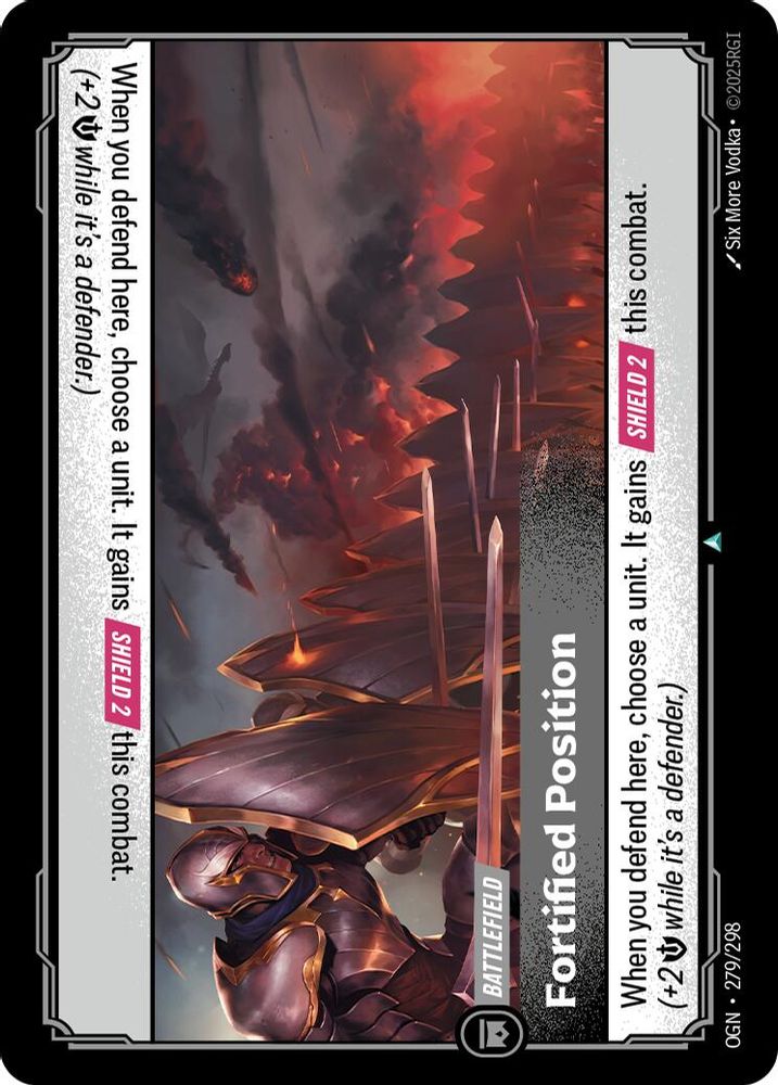 Fortified Position (279/298) - [Origins Foil] (Riftbound TCG)