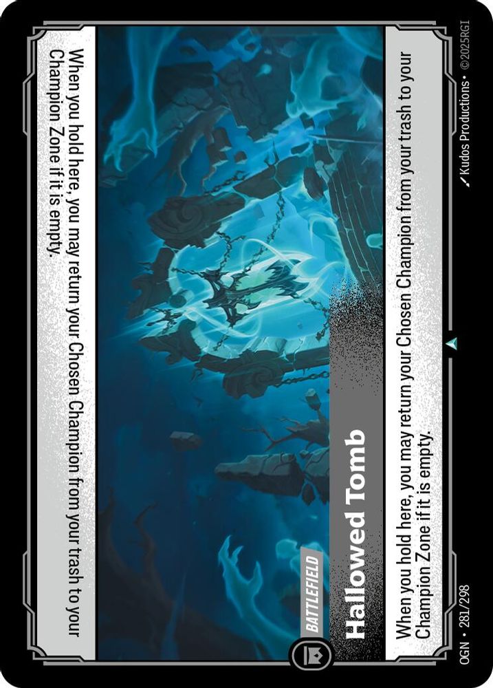 Hallowed Tomb (281/298) - [Origins Foil] (Riftbound TCG)