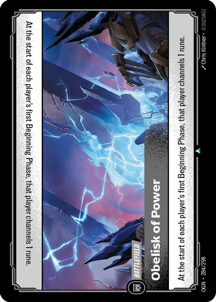 Obelisk of Power (284/298) - [Origins Foil] (Riftbound TCG)