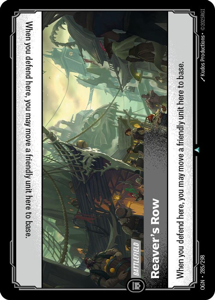 Reaver's Row (285/298) - [Origins Foil] (Riftbound TCG)
