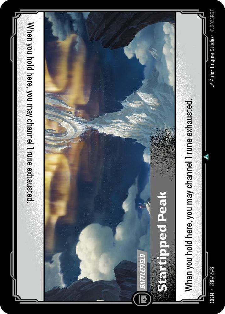 Startipped Peak (288/298) - [Origins Foil] (Riftbound TCG)