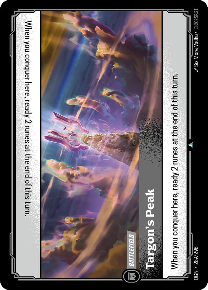 Targon's Peak (289/298) - [Origins Foil] (Riftbound TCG)