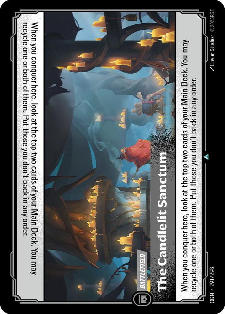 The Candlelit Sanctum (291/298) - [Origins Foil] (Riftbound TCG)