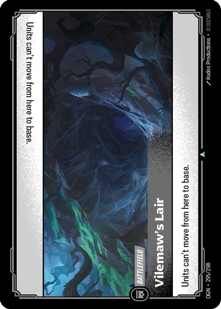 Vilemaw's Lair (295/298) - [Origins Foil] (Riftbound TCG)