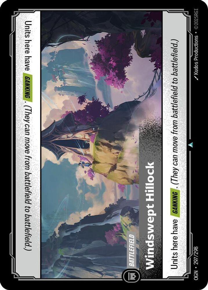 Windswept Hillock (297/298) - [Origins Foil] (Riftbound TCG)